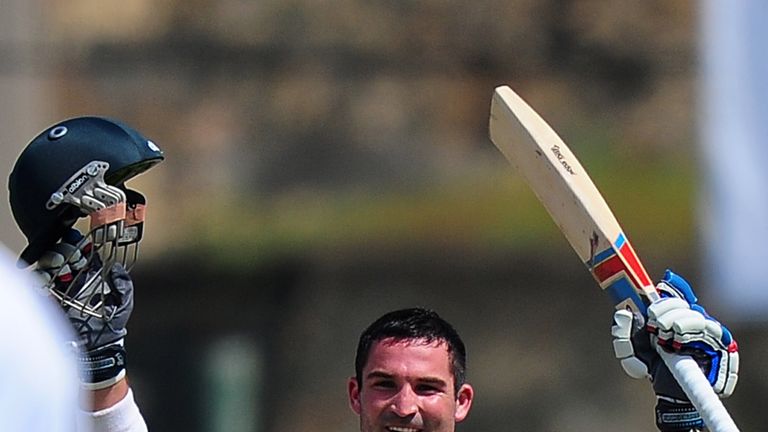 Dean Elgar: Scored century on day one of first Test against Sri Lanka
