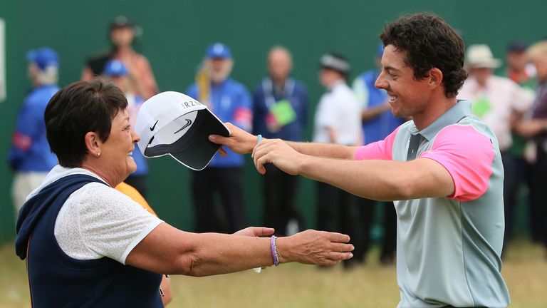 McIlroy: Ewen says the tears of mum Rosie will be a moment he can always cherish