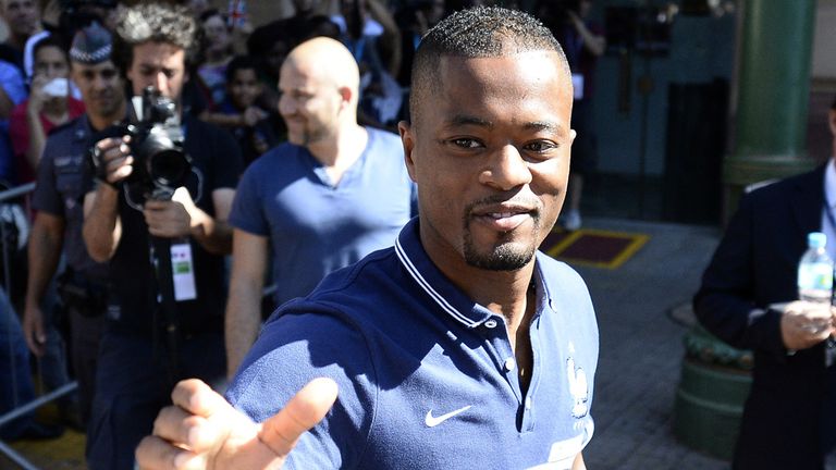 Patrice Evra: Had made choice to switch to Italy