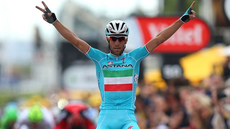 Vincenzo Nibali claimed the first Tour stage win of his career
