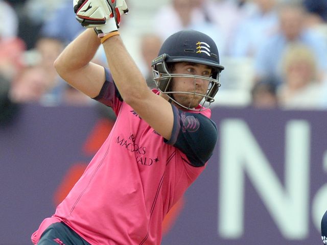 Middlesex's Dawid Malan scored an unbeaten 115