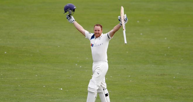 Andrew Gale: Scored a season's best 126 not out as Yorkshire batted all day against Middlesex