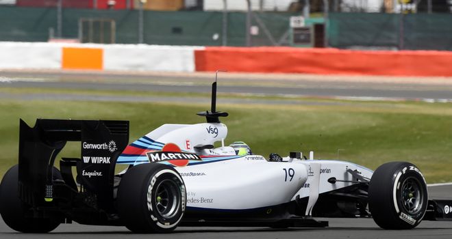 Felipe Massa: Fastest on day one of test