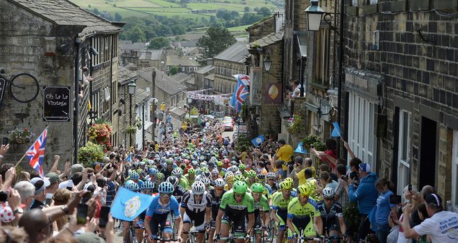 Historic Howarth welcomed the riders