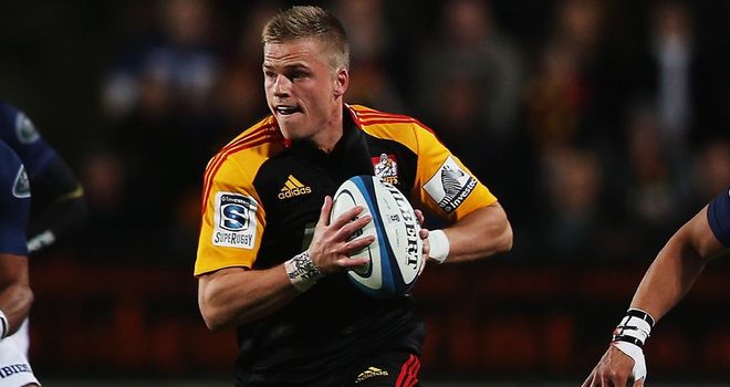 Gareth Anscombe in action for the Chiefs earlier this year