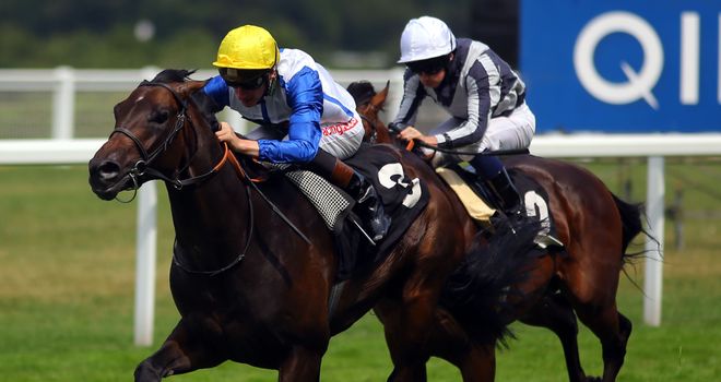 Kodi Bear wins the Titanic Belfast Winkkfield Stakes