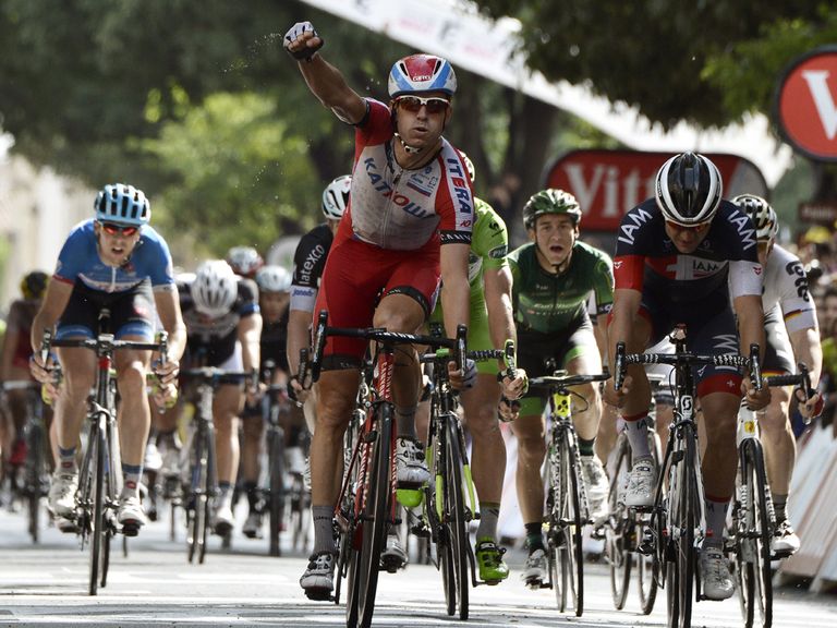 Alexander Kristoff: Claimed stage 15 victory
