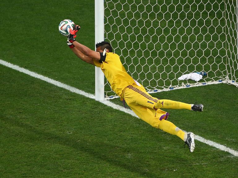 Sergio Romero: Saved two penalties in the World Cup semi-final