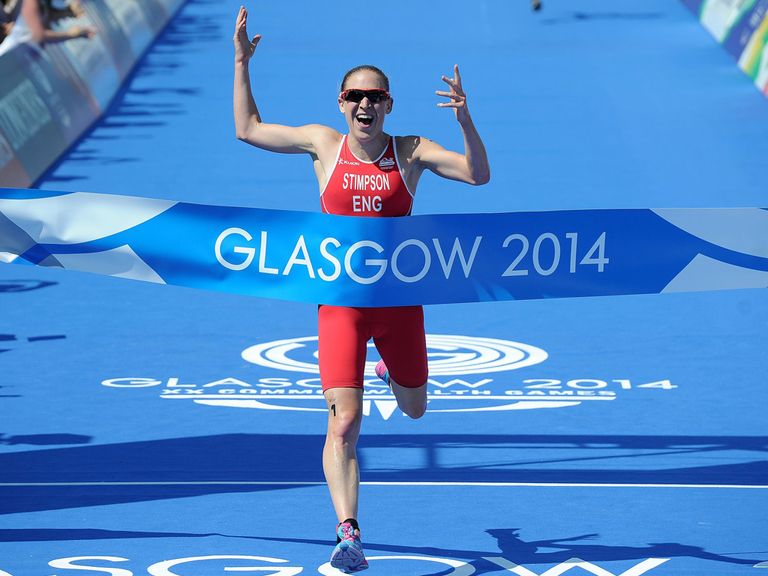 Jodie Stimpson wins gold in Glasgow