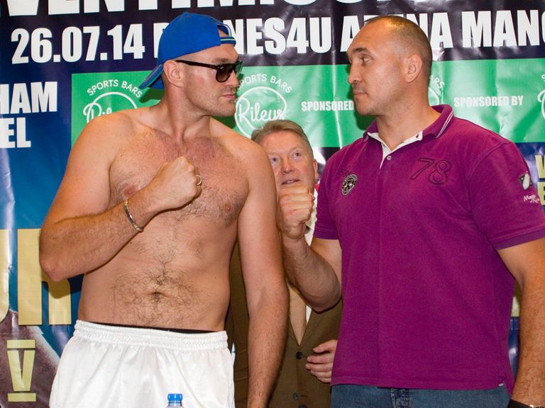 Tyson Fury will face Alexander Ustinov this weekend