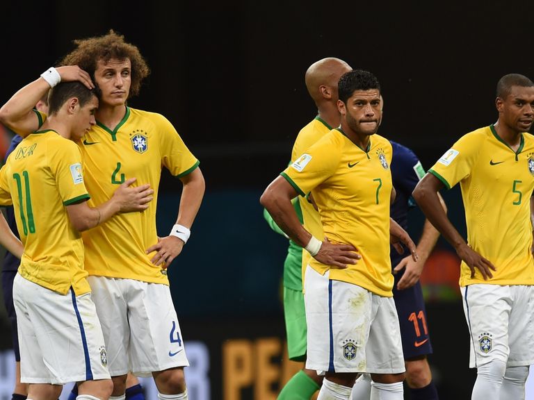 Brazil's players were disappointed again on Saturday night