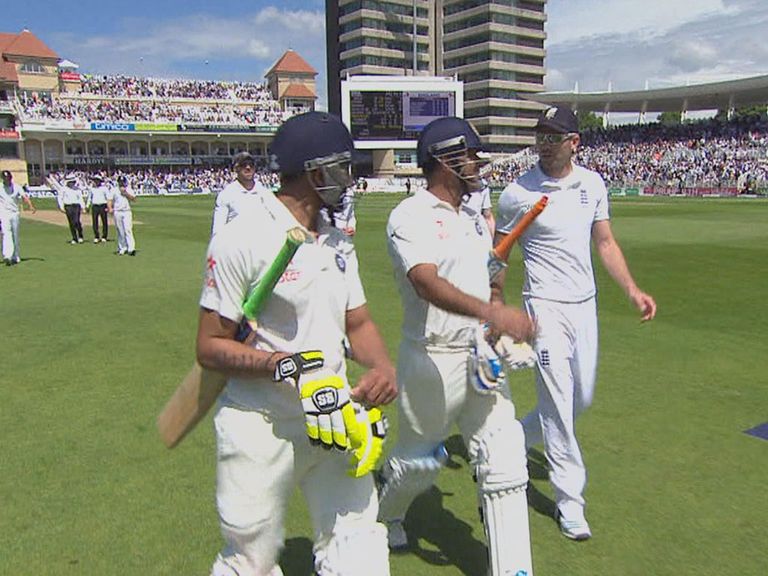 James Anderson and Ravindra Jadeja row at Trent Bridge