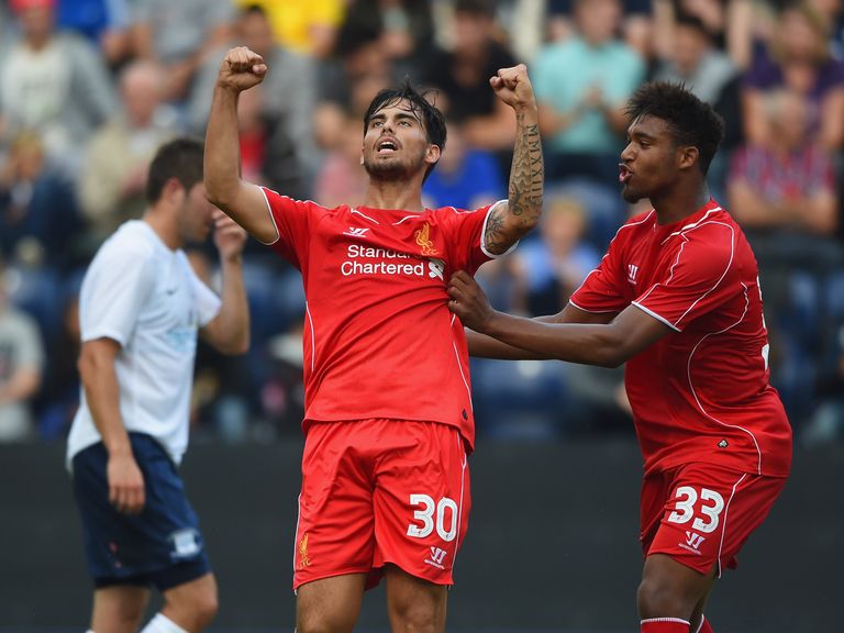 Suso: Hoping to play his way into Brendan Rodgers plans