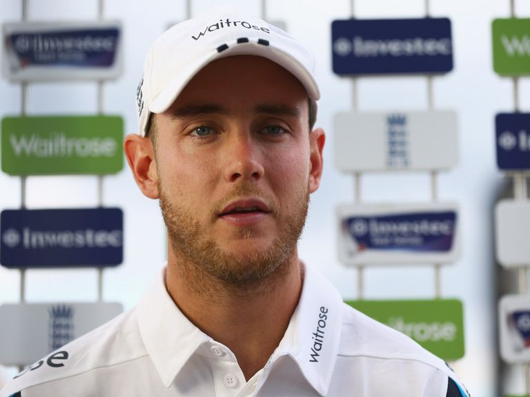 Stuart Broad: Support for Cook