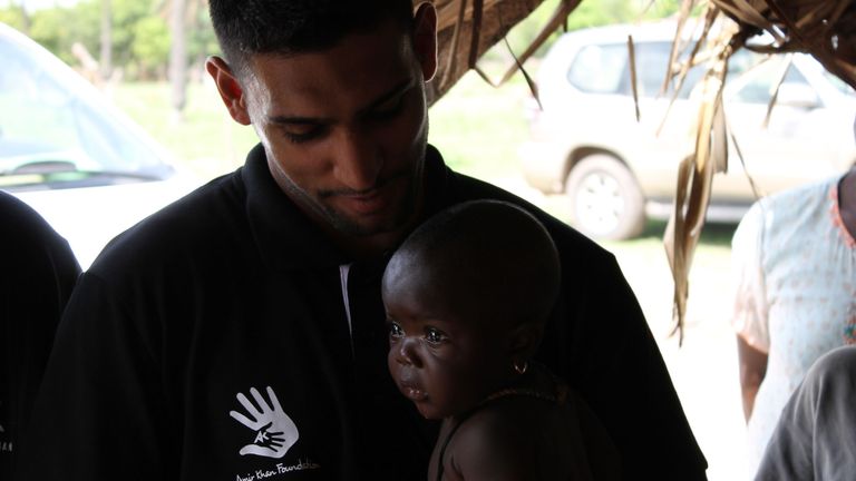 Amir with little Musuf Saidy