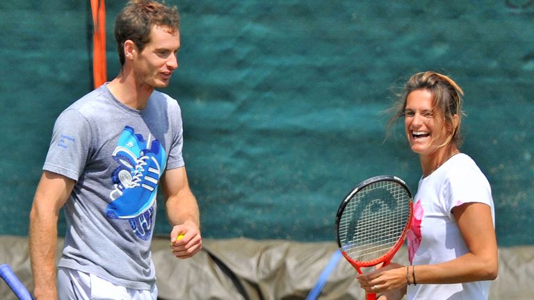 Andy Murray has enjoyed linking up with coach Amelie Mauresmo