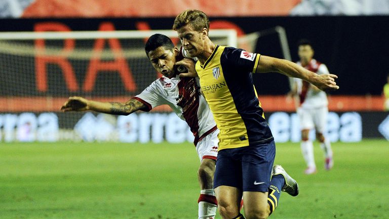 Cristian Ansaldi in action for Atletico Madrid