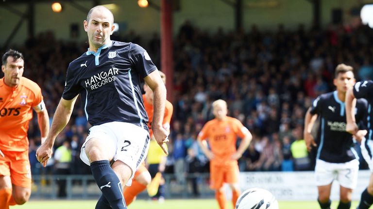 Gary Harkins: Scores from the penalty spot for Dundee