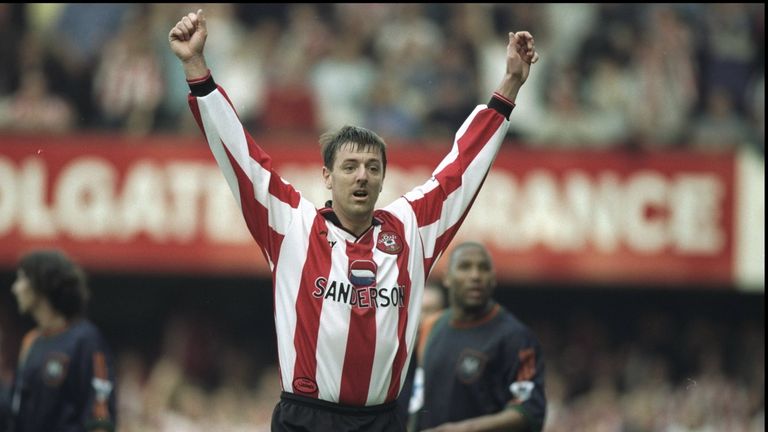 Le Tissier spent the majority of his career at Southampton