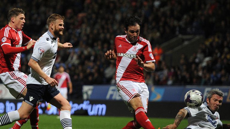 Kike: Amongst the goals again for Boro