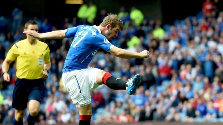 David Templeton levels for Rangers early in the second half