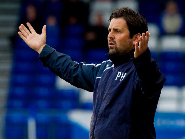 Dundee manager Paul Hartley.watched his side draw 0-0
