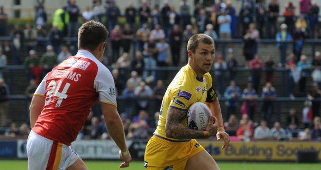 Brian McDermott feels Luke Briscoe (right) will benefit from playing for the Hawks