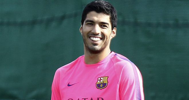 Luis Suarez: Will play some part in Barca's friendly