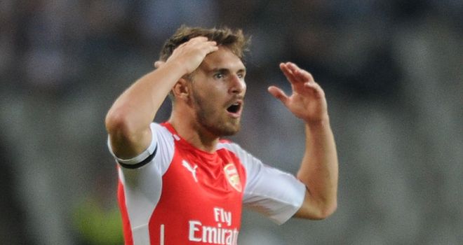 Aaron Ramsey: Sent-off late in the match