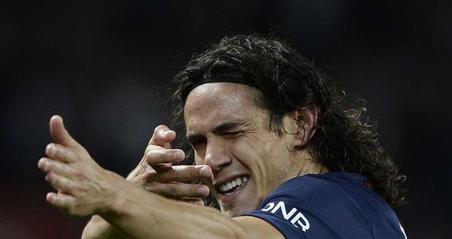 Paris Saint-Germain's Uruguyan forward Edinson Cavani was on the scoresheet