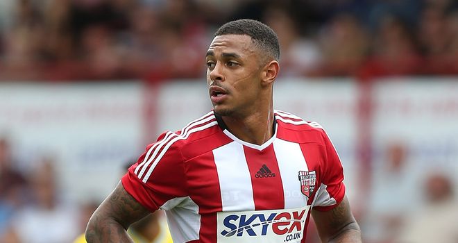 Andre Grey: On target for Brentford in victory
