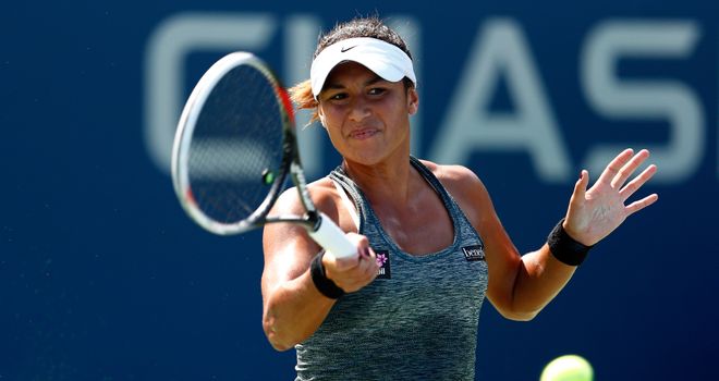 Heather Watson: Still waiting for her first win at the US Open