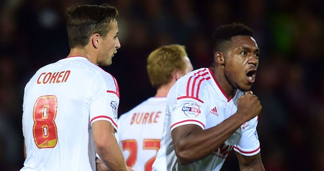 Britt Assombalonga: Has made a positive start to his Nottingham Forest career