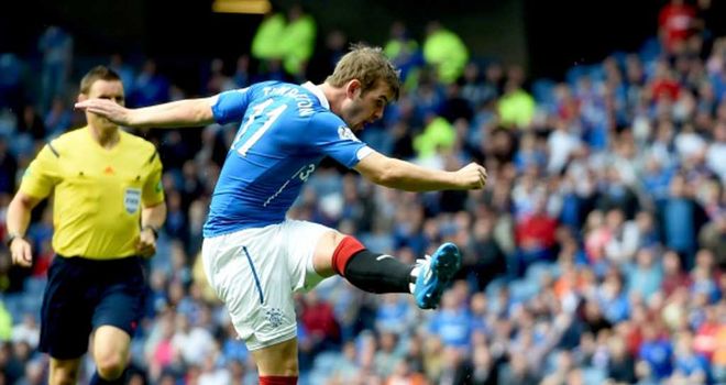 David Templeton levels for Rangers early in the second half