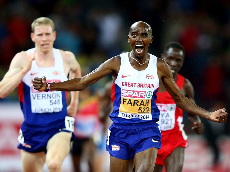 Mo Farah strikes gold in Zurich