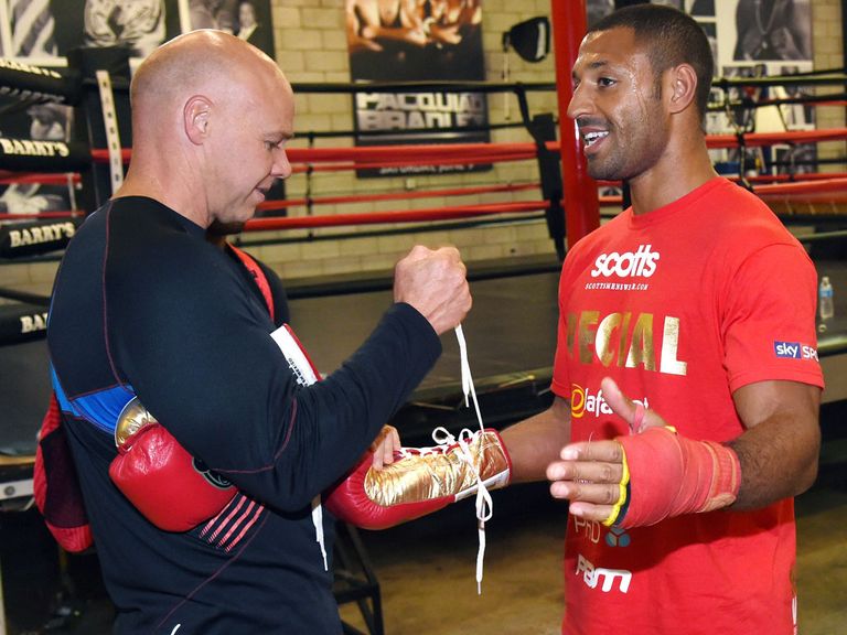 Dominic Ingle (l) expects Kell Brook to become a world champion