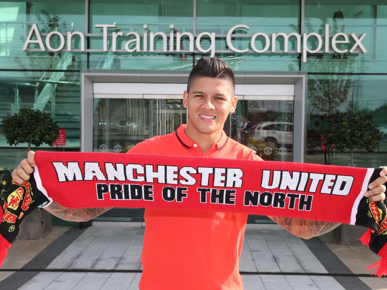 Marcos Rojo: Manchester United defender has been granted a work permit