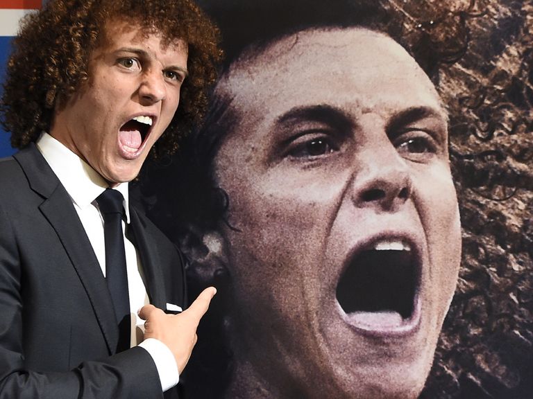 David Luiz: Has now arrived at PSG