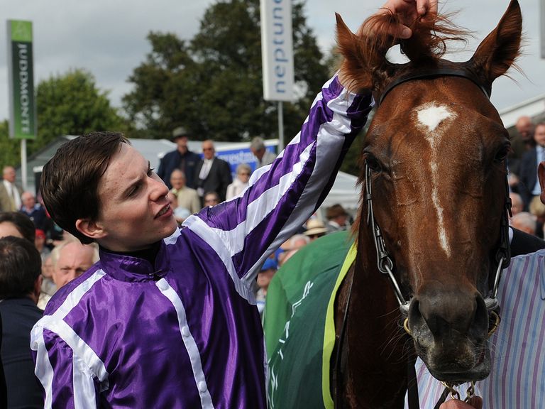 Joseph O'Brien (l) has been booked to ride for Mick Easterby