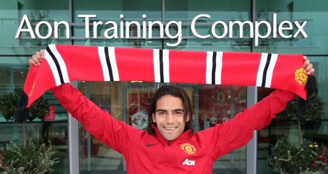 Manchester United striker Radamel Falcao