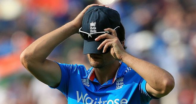 Alastair Cook's position as captain of the England one-day side has been questioned