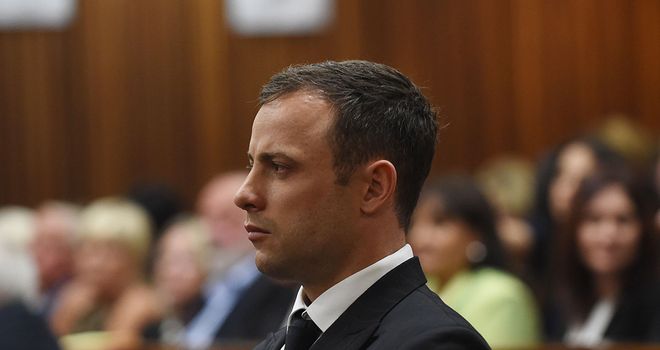 Oscar Pistorius: Sentenced to  five years in jail