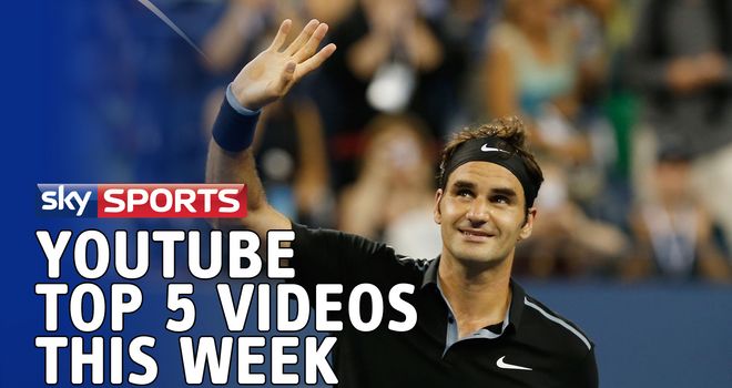 YouTube Top Five: Roger Federer is top of the shots this week