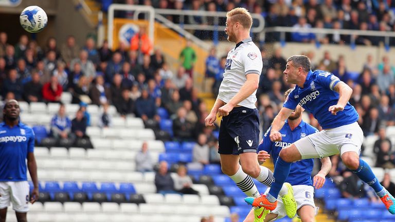 Matt Mills: Scores for Bolton against Birmingham