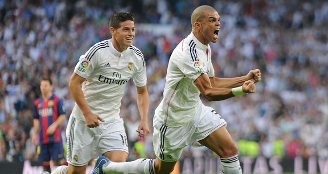 Pepe: Powered Real Madrid in front early in the second half