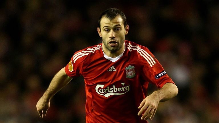 Mascherano played for Liverpool between 2007 and 2010