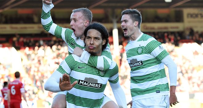 Virgil van Dijk: Grabbed the Celtic winner against Aberdeen
