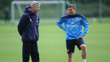 Arsene Wenger is willing to let Lukas Podolksi leave, claims the  German striker