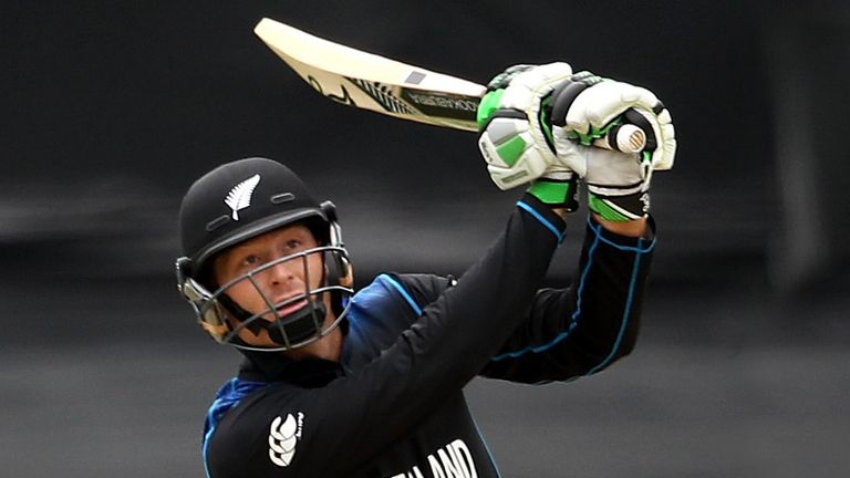 New Zealand's Martin Guptill cleared the Cake Tin roof with a six against the West Indies in Wellington, something only one other man has ever done