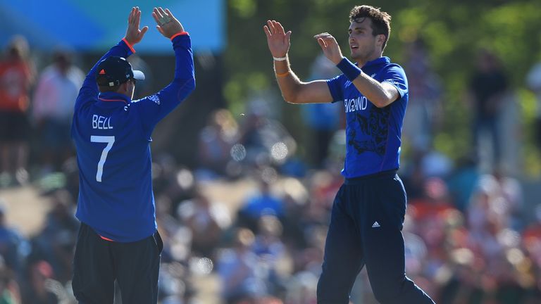 England's Steven Finn was one of two players to take a hat-trick in the competition